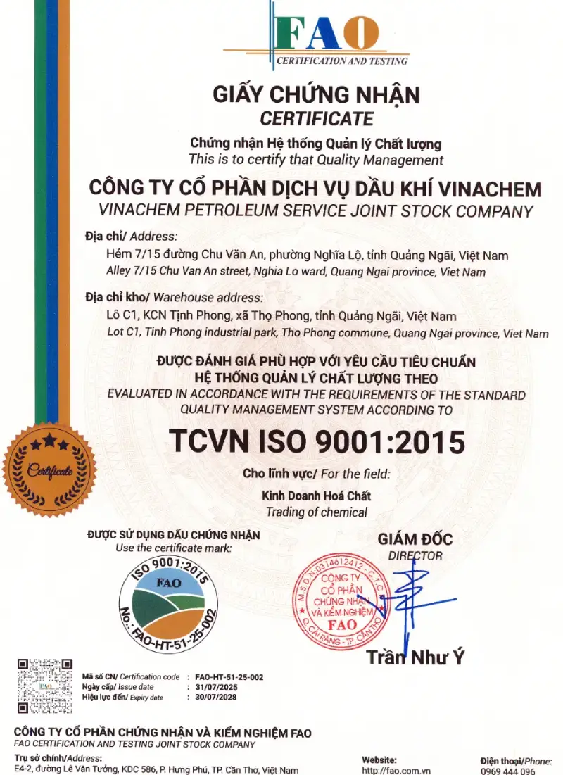 why people choosing Vinachem JSC